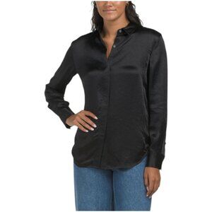 THEORY Sunaya-o Crushed Blouse